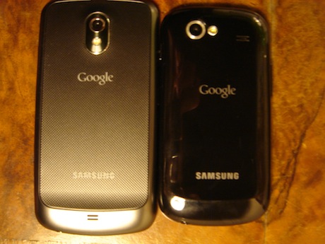 Nexus Galaxy et Nexus S de Google