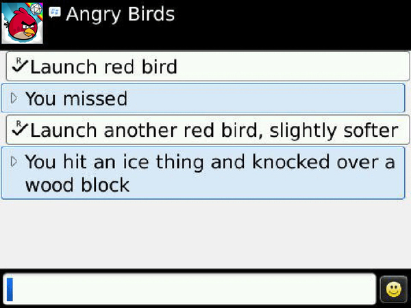 Angry Birds pour Blackberry